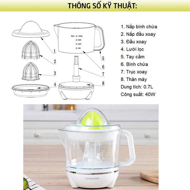 Thông số kỹ thuật  của máy 