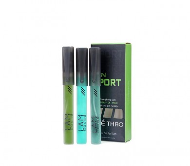 Bộ 3 Chai Nước Hoa LAMCOSMÉ Men Sport Cây Bút