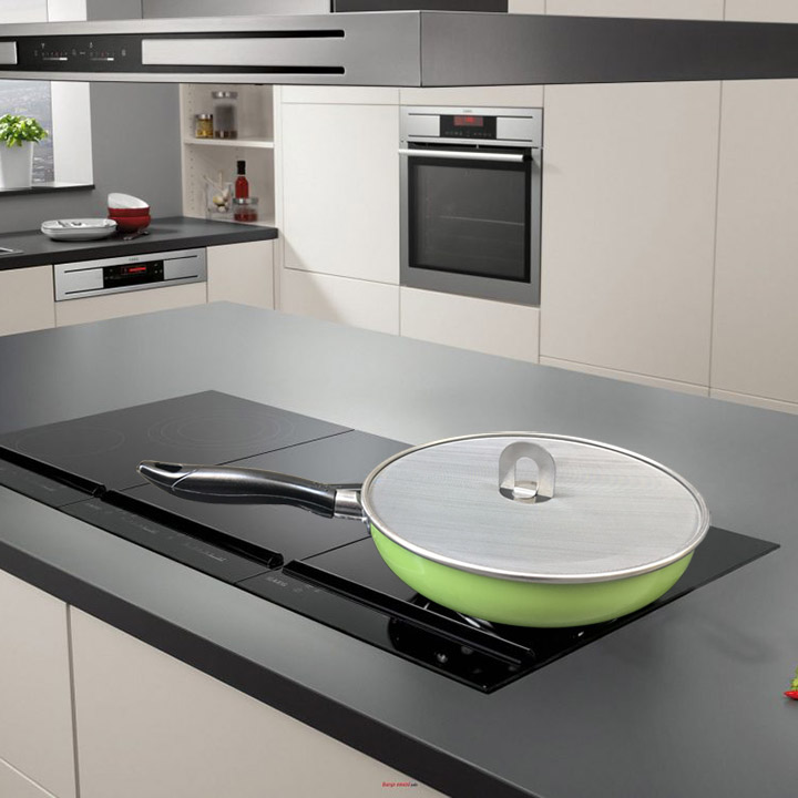 Nắp vung lưới inox 23cm chống văng dầu mỡ côn trùng