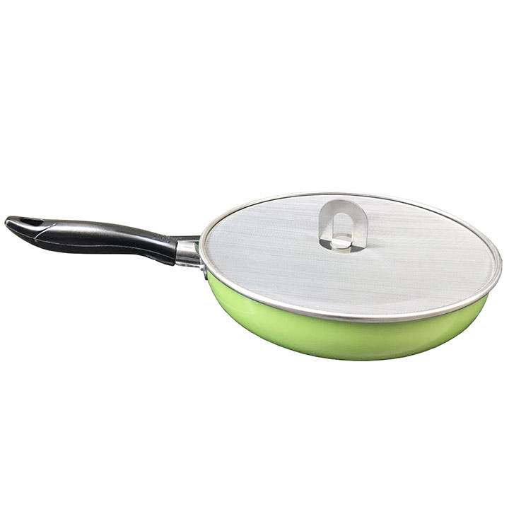 Nắp vung lưới inox 28cm chống văng dầu mỡ côn trùng